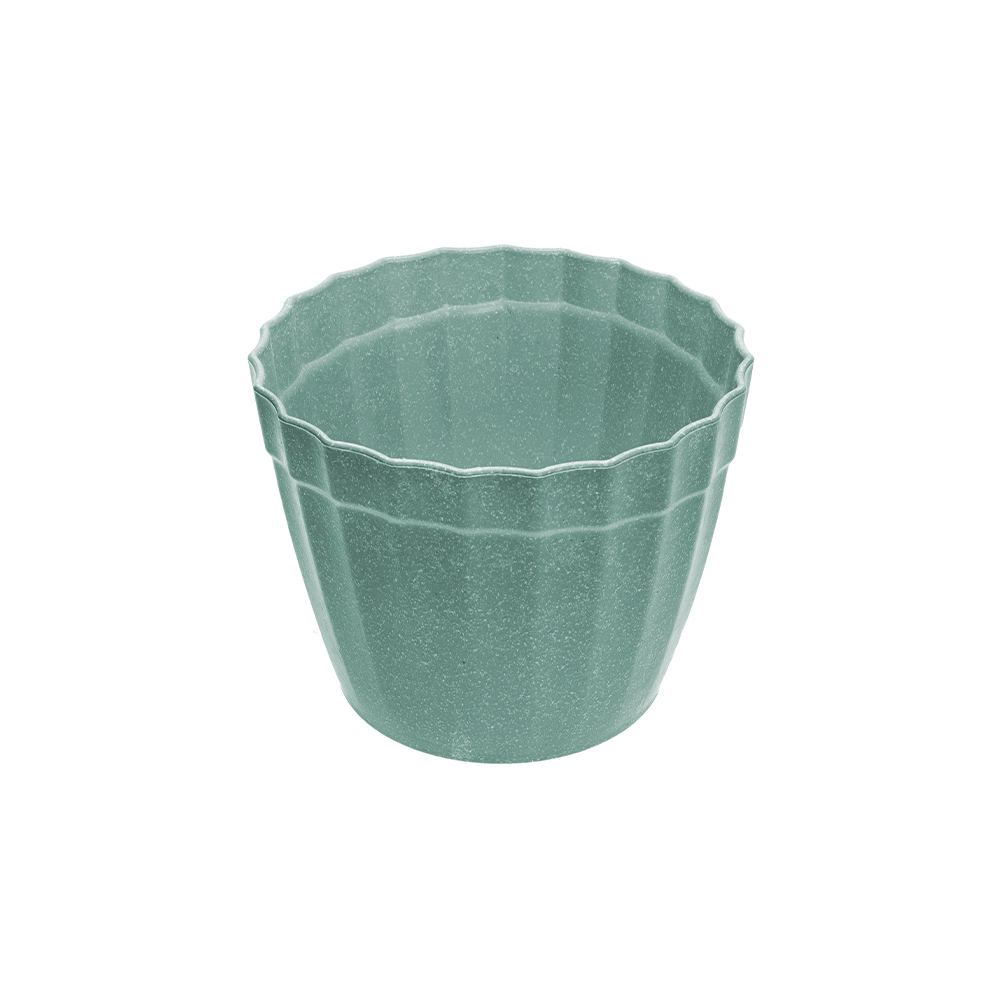 Vaso EVO Plissado Verde Nogueira