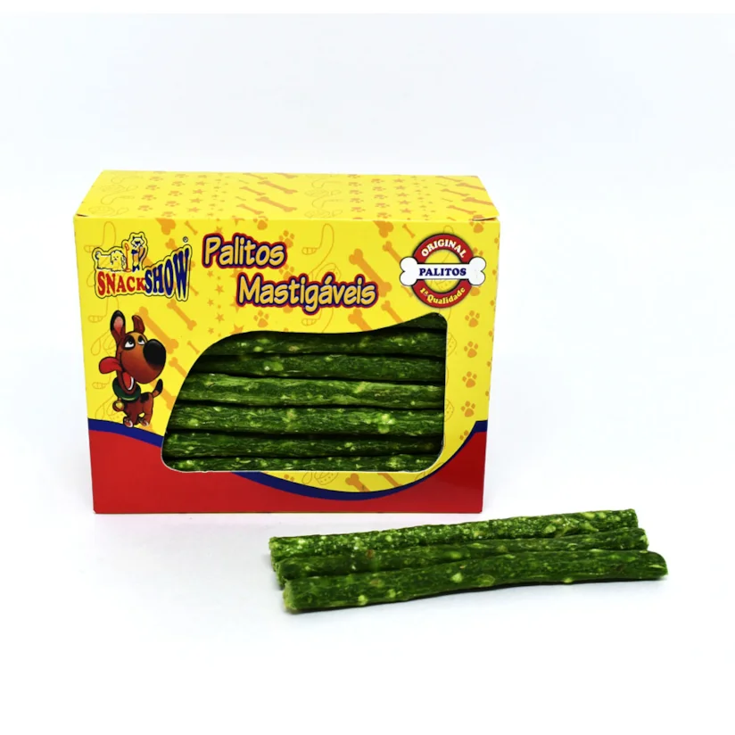 Osso Snack Show Cães Palitos Kr 65 Menta com 35 Unidades
