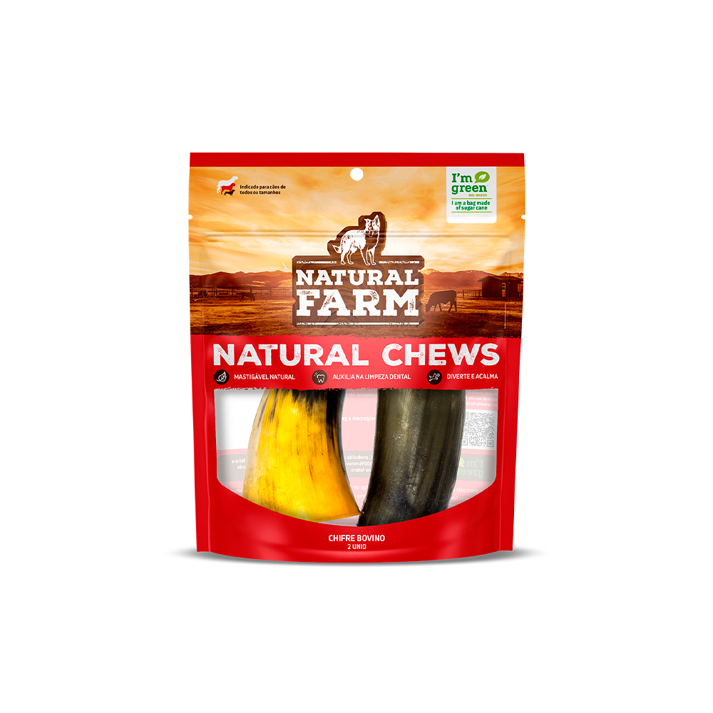 Osso Natural Farm Ultra Premium Chifre para Cães 238 g