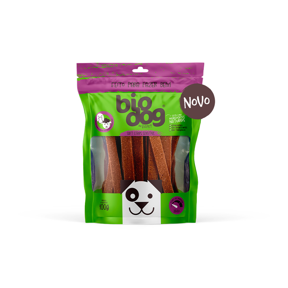 Snack BioDog Gourmet Sensitive para Cães 100 g