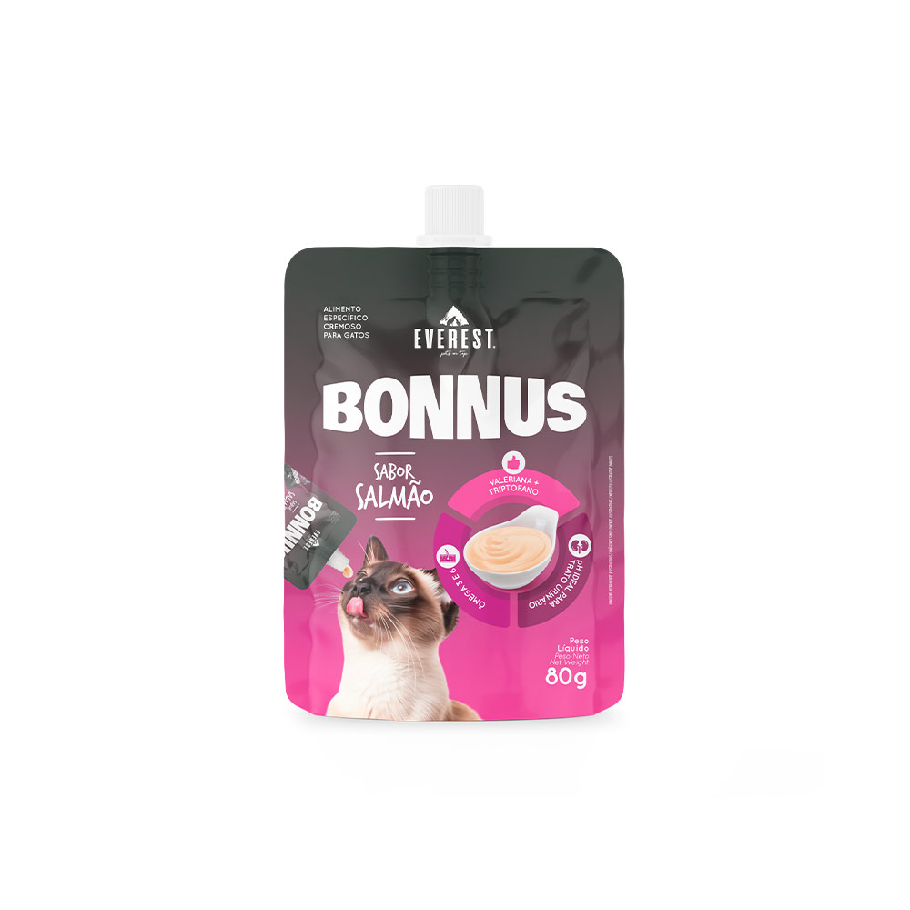 Alimento Cremoso Everest Sabor Frango para Gatos Adultos 80 g