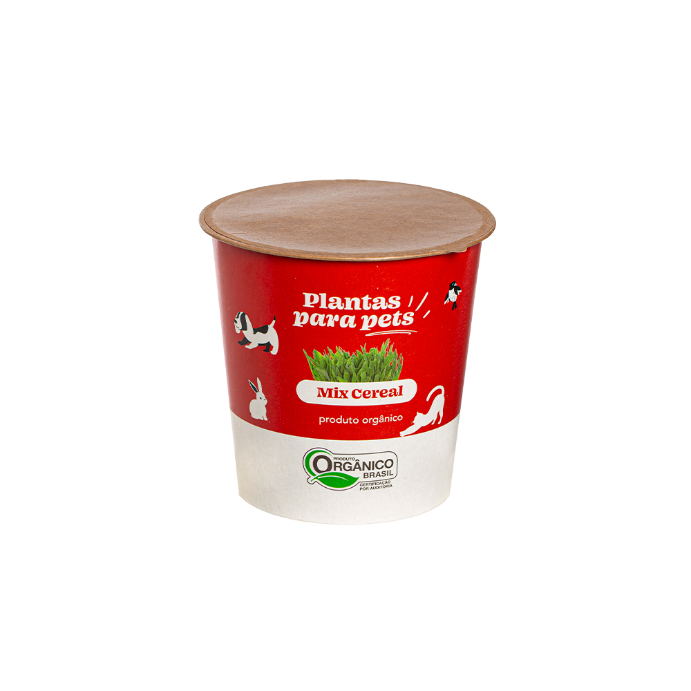 Graminha para Pets Veiling Holambra Cereais Misto Ornamental 60 g