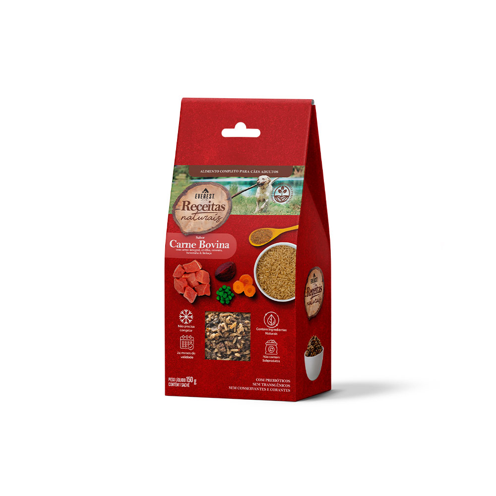 Alimento Natural Everest Completo Sabor Carne para Cães Adultos