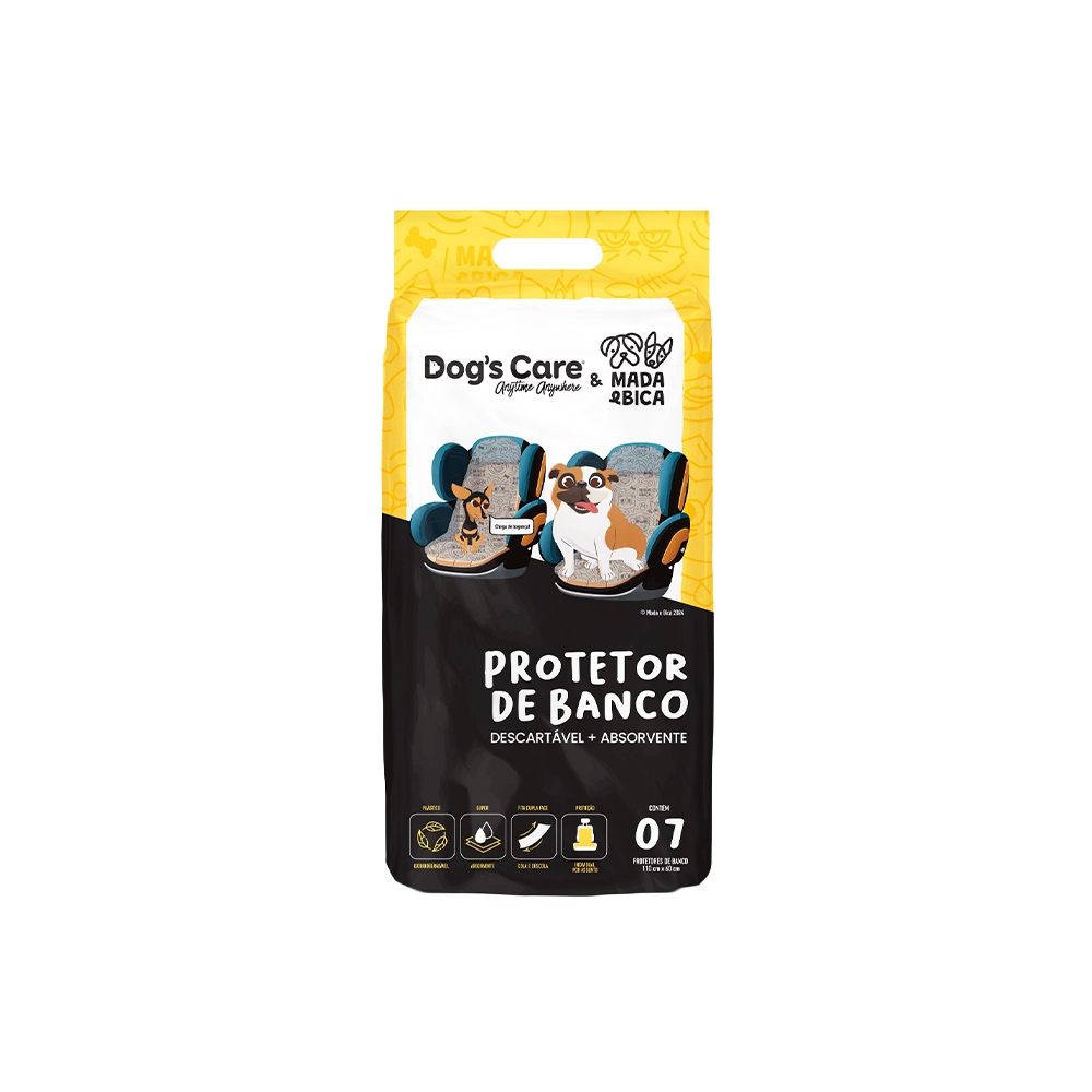 Protetor Banco Carro Dog's Care Mada & Bica para Cães e Gatos 7 Unidades