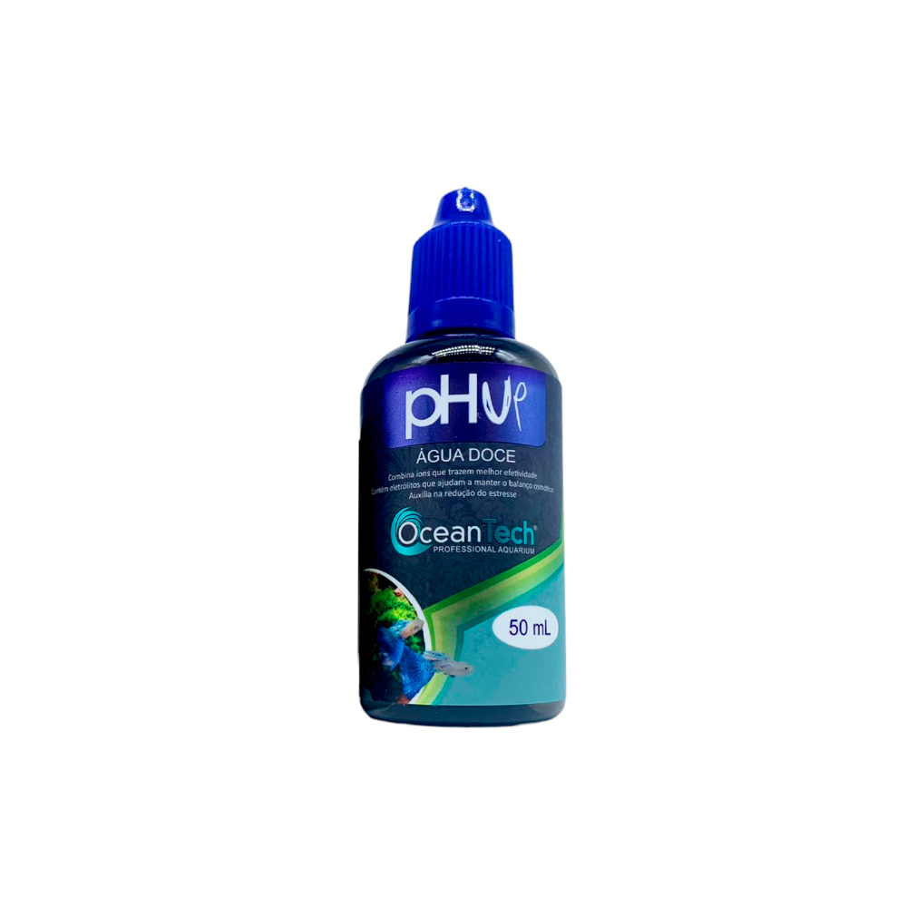 Alcalinizante Ocean Tech PH Up para Aquários de Água Doce 50 ml