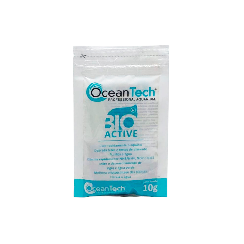 Acelerador Biológico Ocean Tech Bio Active Dry Type Bactéria para Aquários 10 g