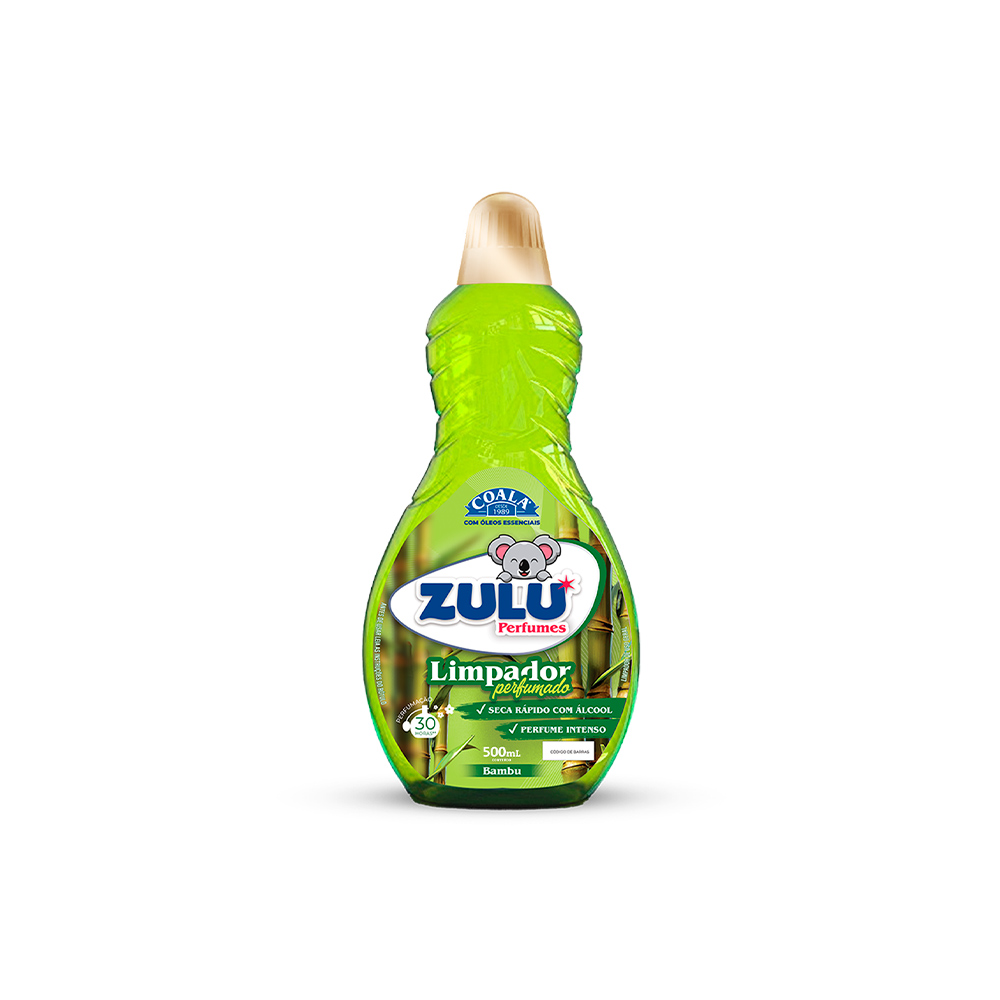 Limpador Perfumado Zulu Coala Bambu 500 ml