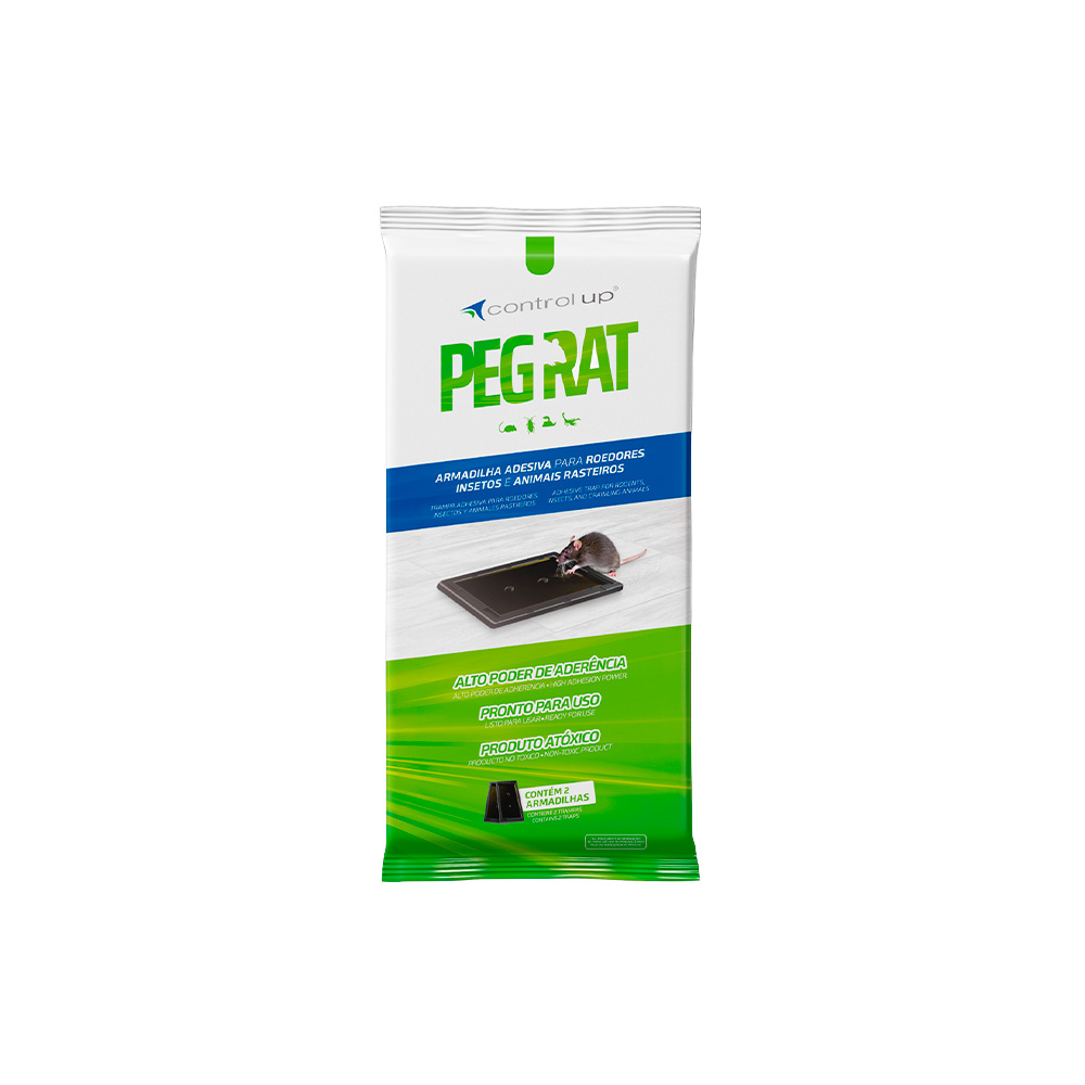 Armadilha Adesiva Control Up Peg Rat para Roedores de Grande Porte