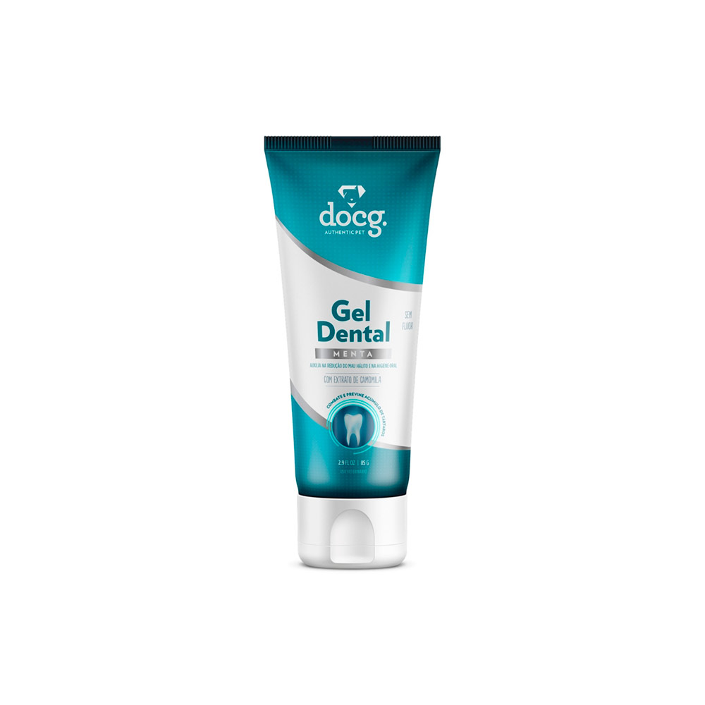 Gel Dental Docg Menta para Cães e Gatos 85 g
