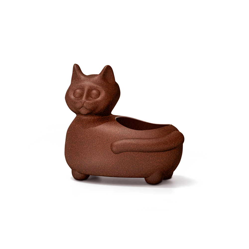 Vaso Nutriplan Mascote Gato Ferrugem