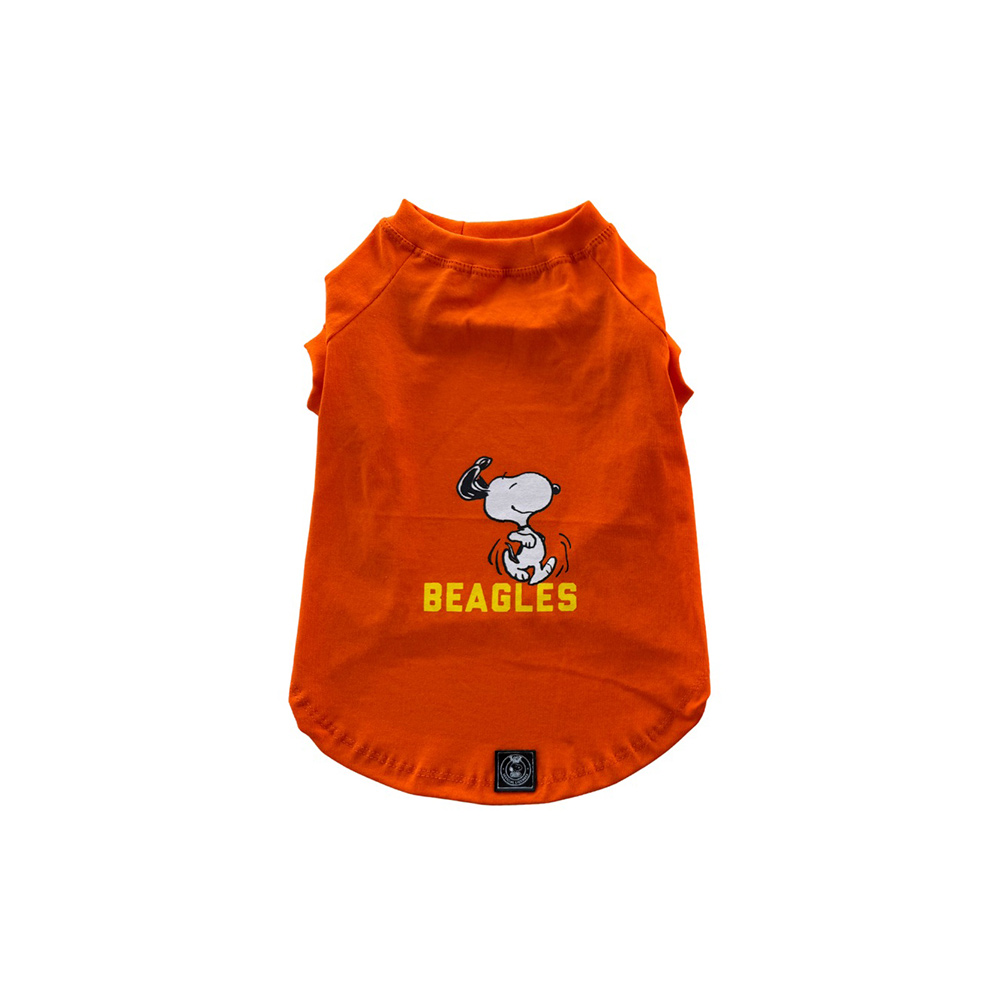 Camiseta Snoopy Beagles Laranja para Cães