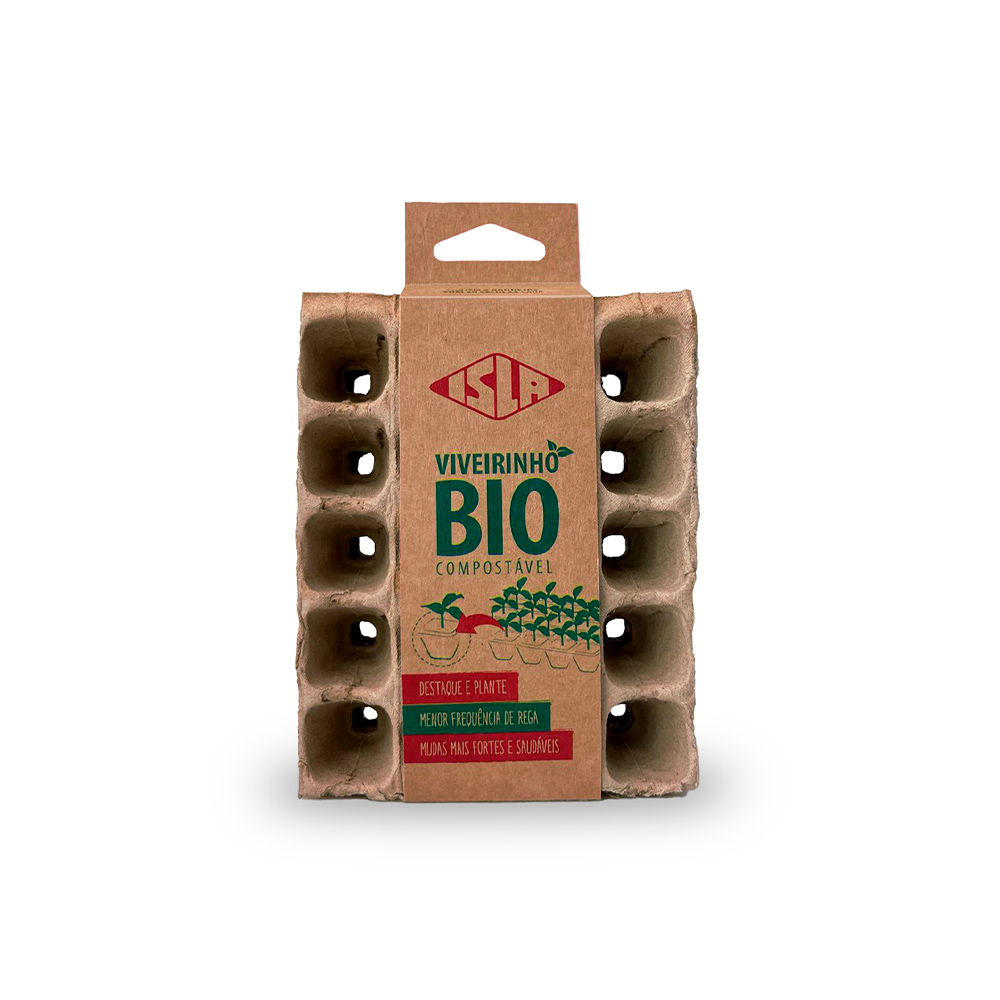 Viveirinho Biocompostável Isla para Jardim 2 Unidades