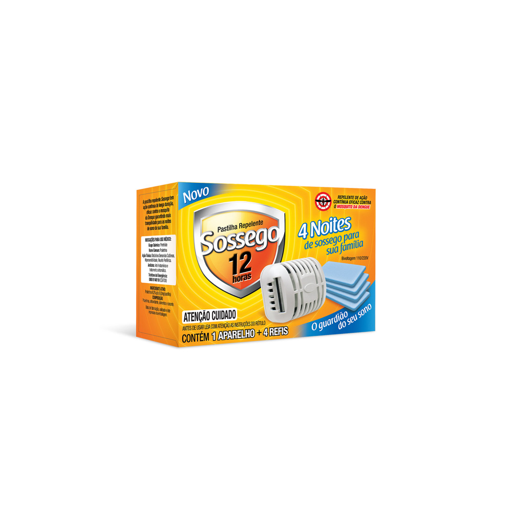Repelente Elétrico Nobel Sossego com Aparelho Bivolt