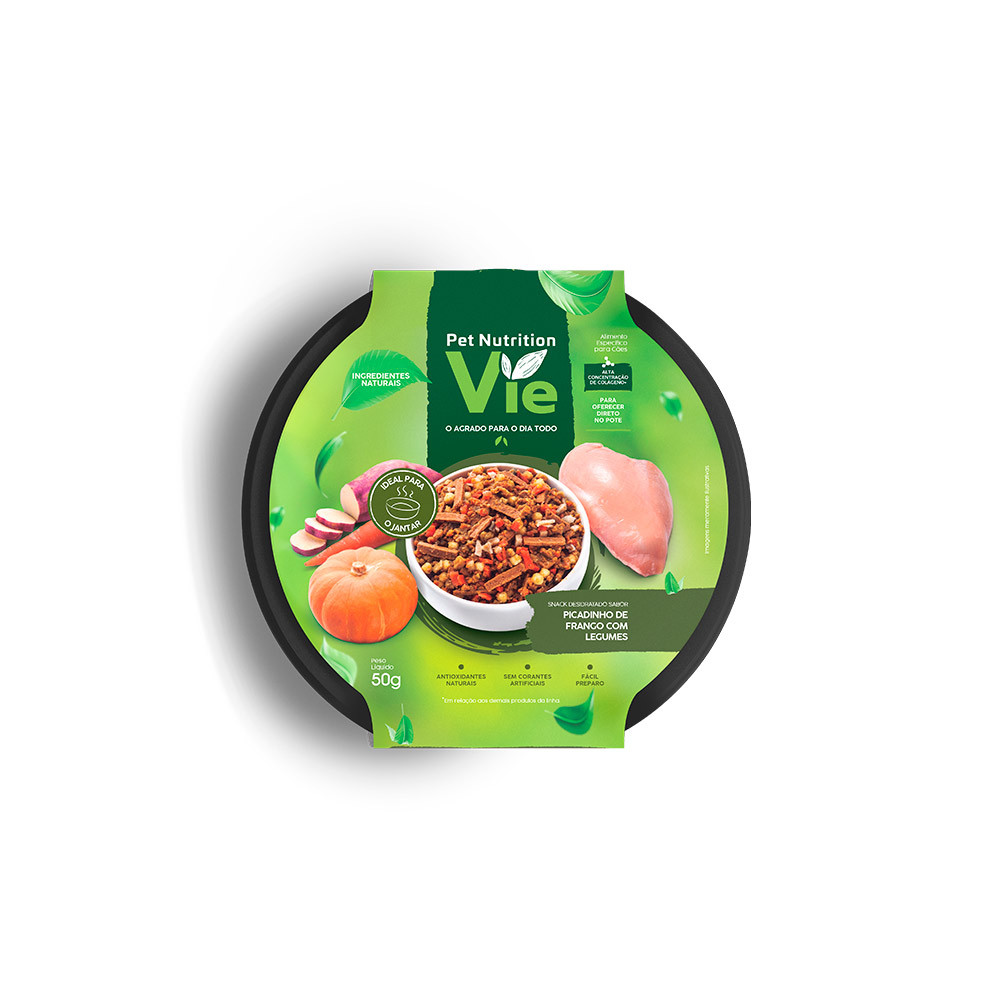 Snack Pet Vie Picadinho de Frango para Cães 50 g