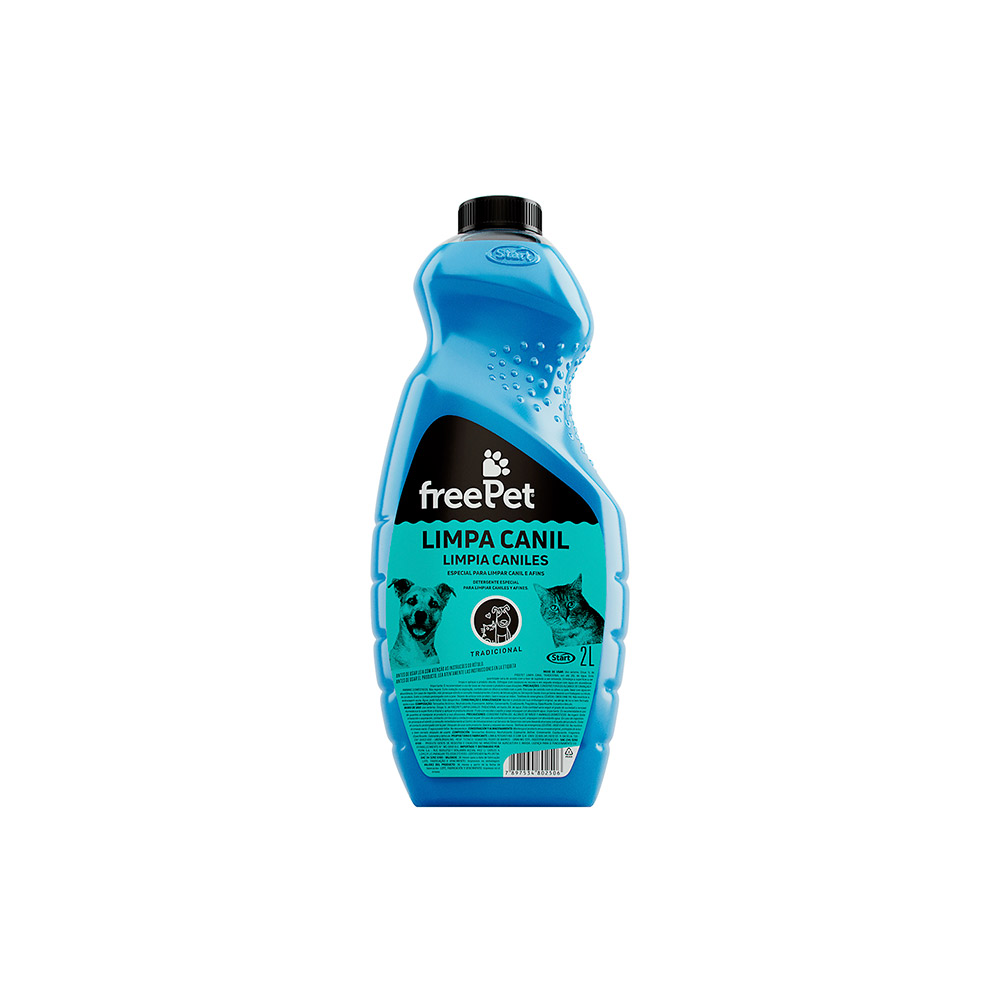 Detergente Free Pet Limpa Canil 2L