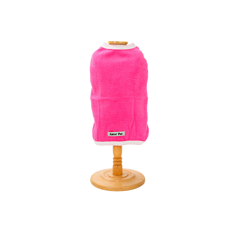 Casaco Amor Pet Fleece Pink para Cães