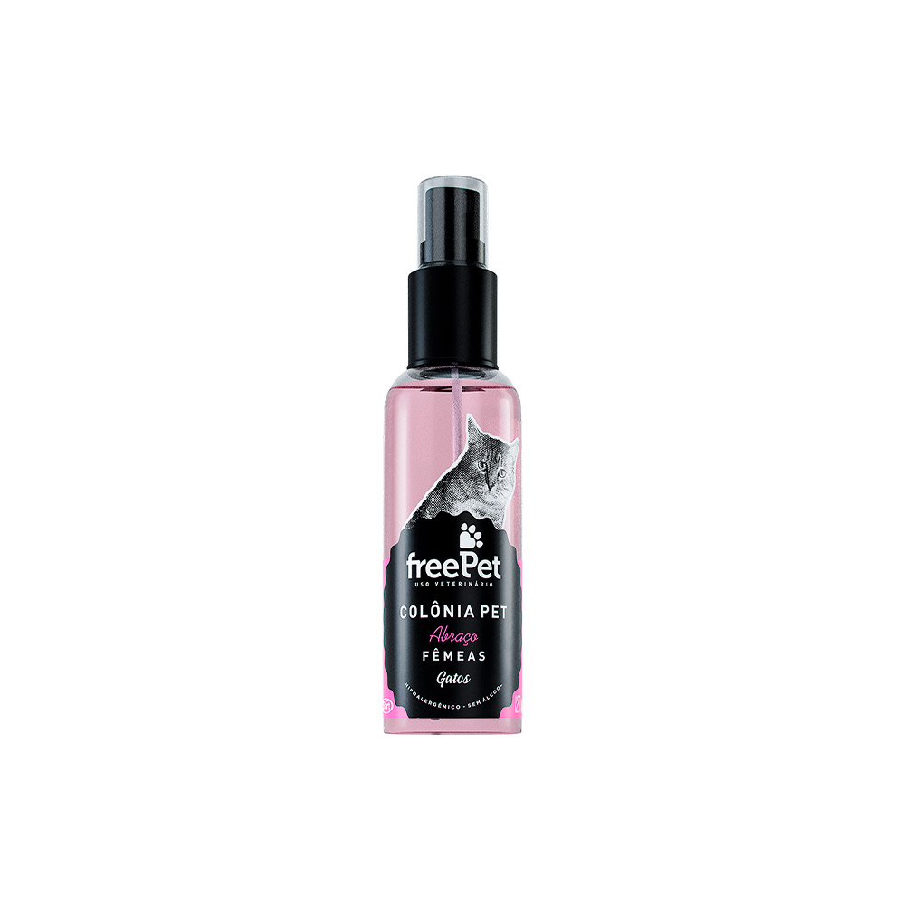 Colônia Free Pet Abraço Fêmea para Gatos 120 ml