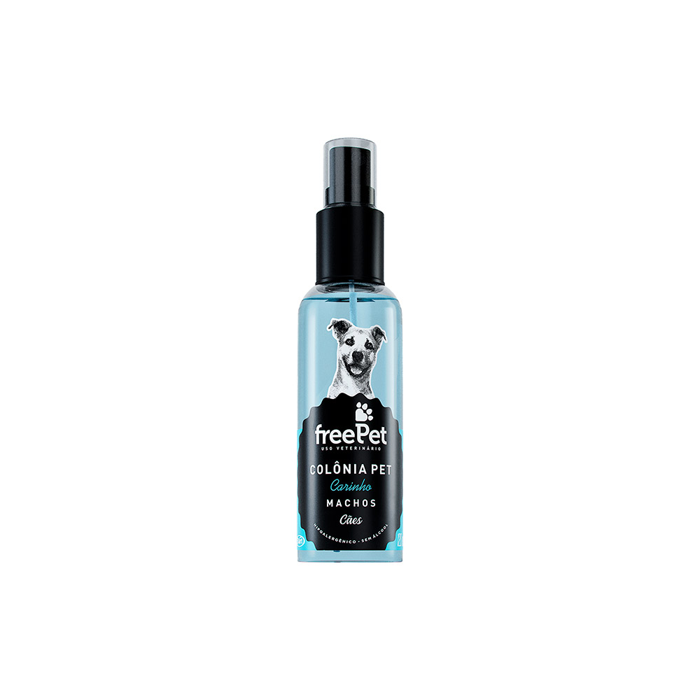 Colônia Free Pet Carinho Macho para Cães 120 ml
