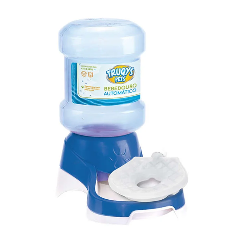 Bebedouro Automático Ice Truqys Pets para Pets Azul 2L