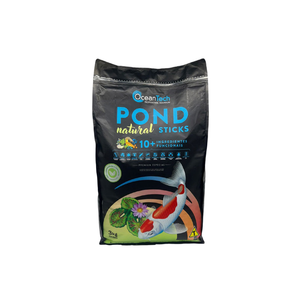 Alimento Oceantech Pond Sticks Natural para Carpas 3 kg