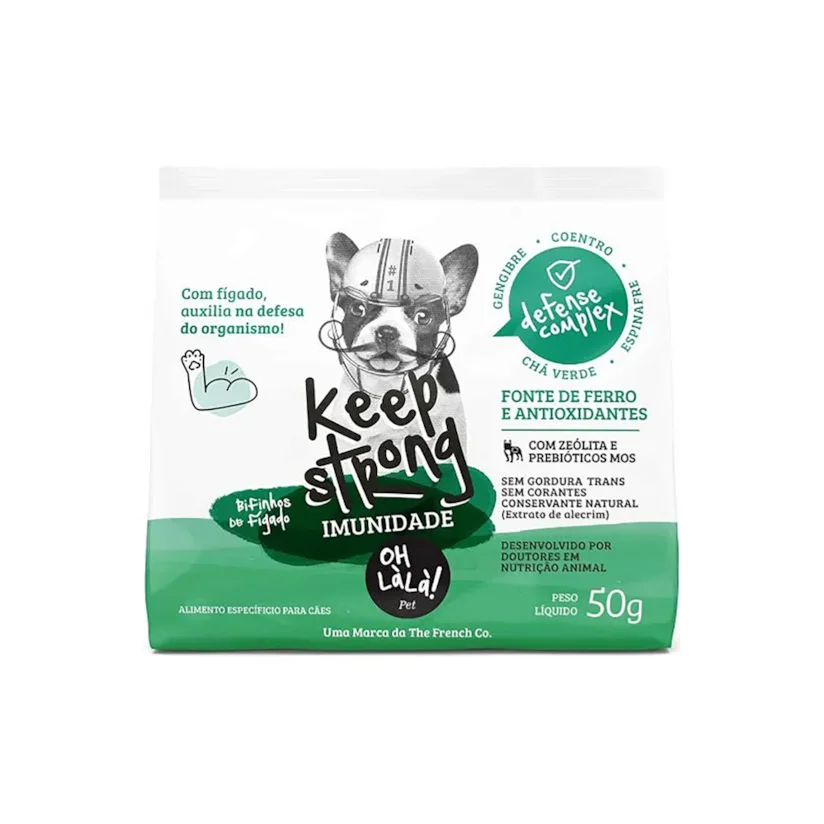 Petisco Oh LàLà Cães Keep Strong Imunidade 50g