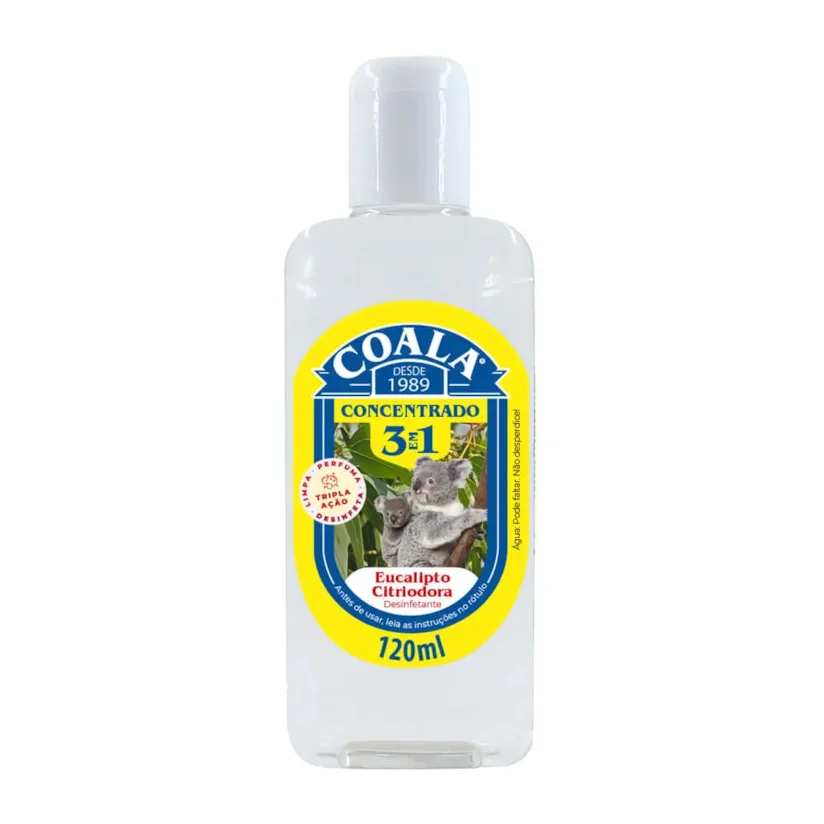 Desinfetante Concentrado 3 em 1 Eucalipto Coala 120ml