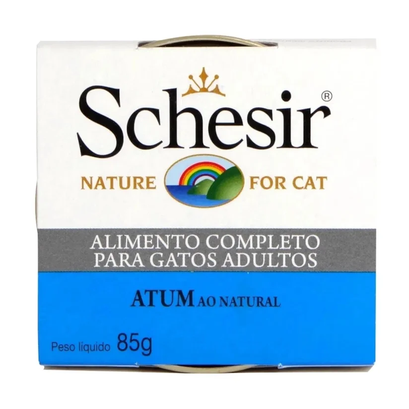 Ração Úmida Schesir Patê Gatos Atum Natural 85g