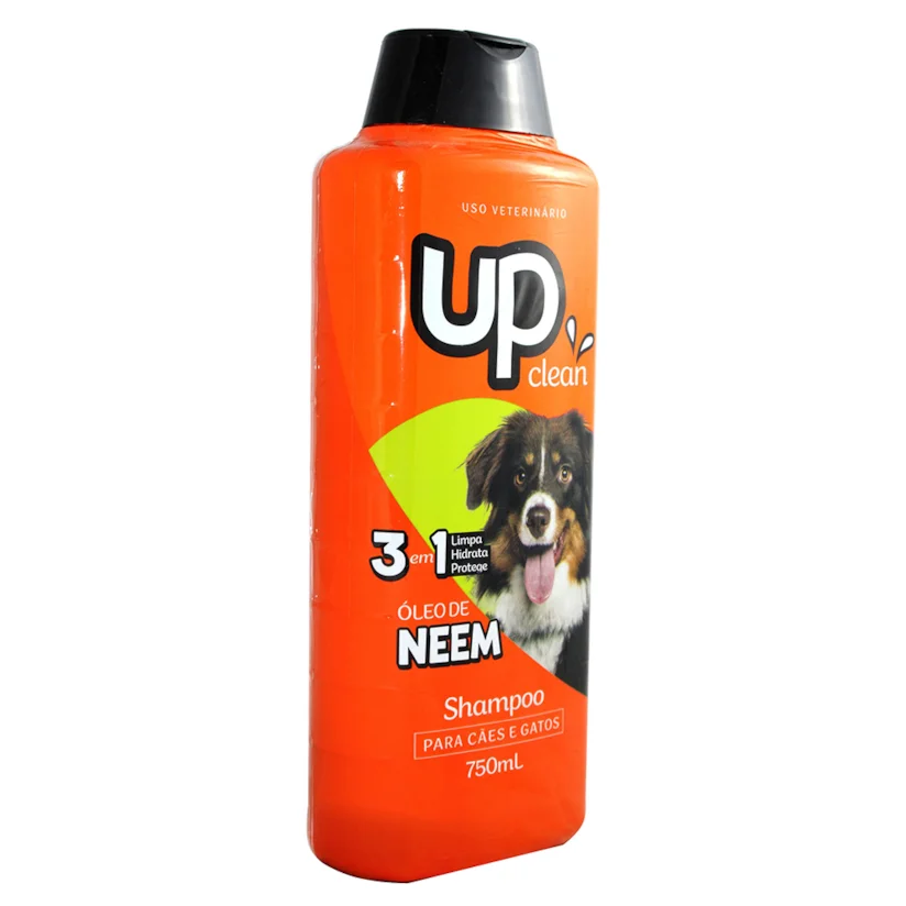 Shampoo Up Clean para Cães e Gatos Óleo De Neem 750ml