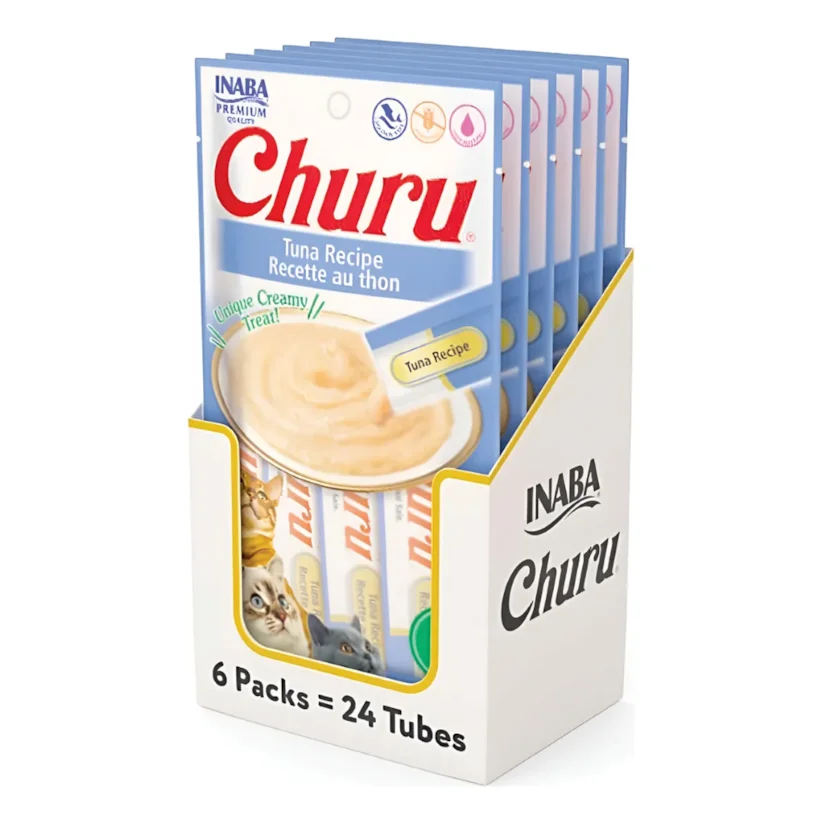 Purê para Gatos Churu sabor Atum Display