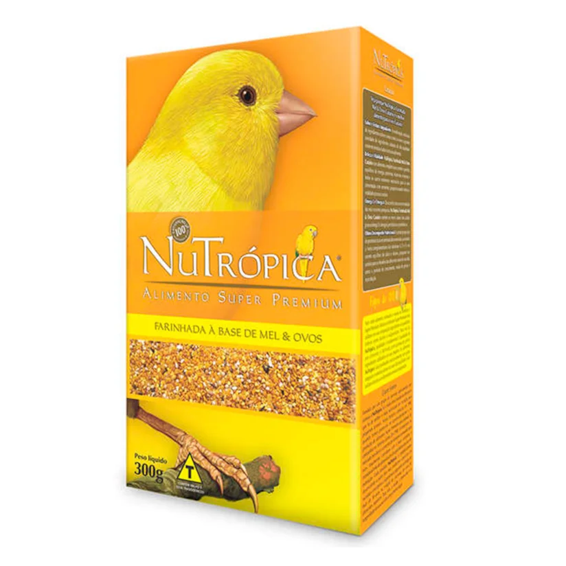 Alimento para Canário Farinhada com Mel e Ovos Nutrópica 300g