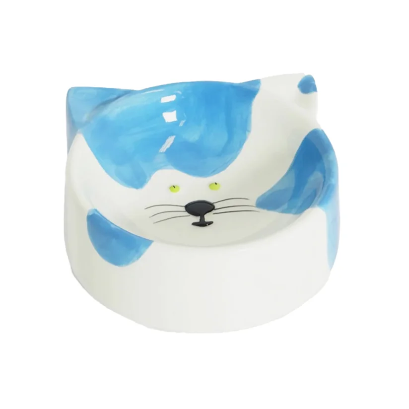 Comedouro Gatos The Pets Porcelana Azul 150ml