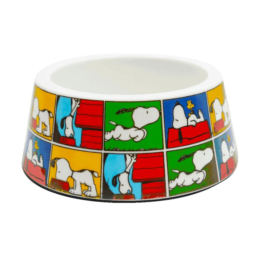 Comedouro Para Cães Melamina Snoopy Quad1 Zooz Pets 750ml