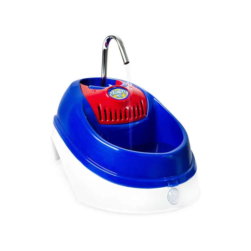 Bebedouro Fonte Elétrica Volcano Truqys Pets Sensor Azul 2L