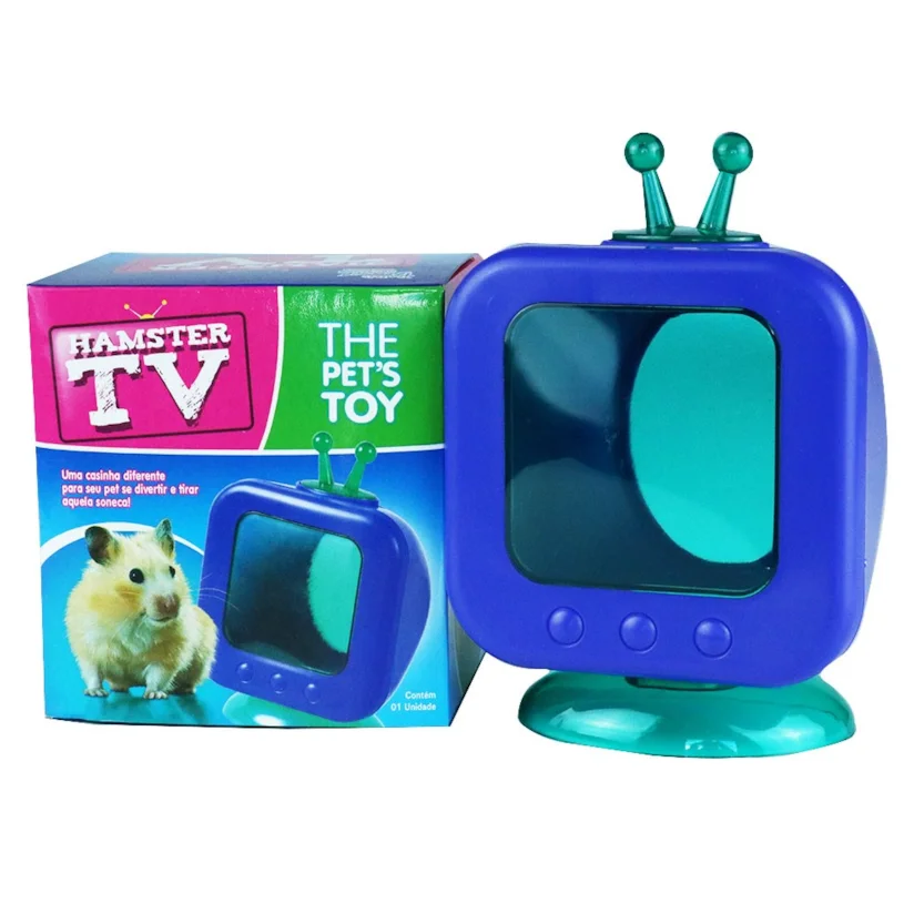 Toca para Hamster Tv Casinha