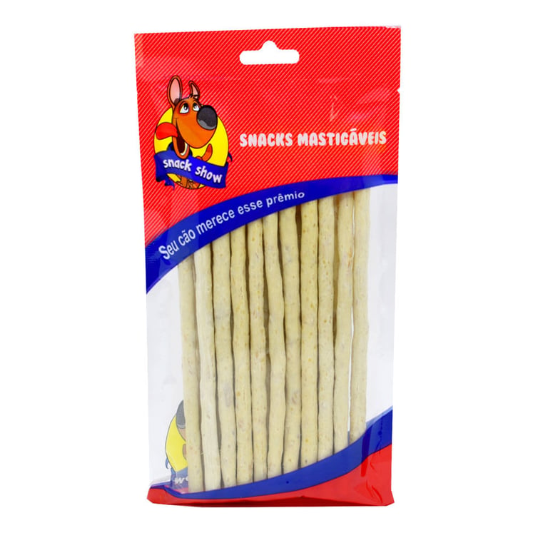 Osso Snack Show Cães Palitos Super Fino Kr 55 com 20