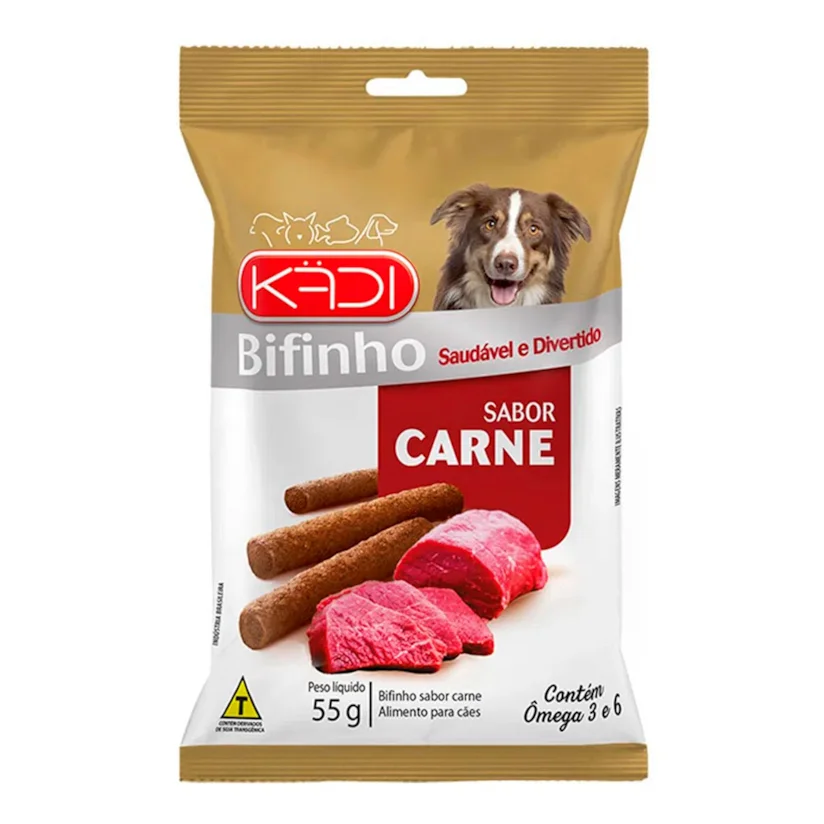 Bifinho Cães Kadi Carne 55g