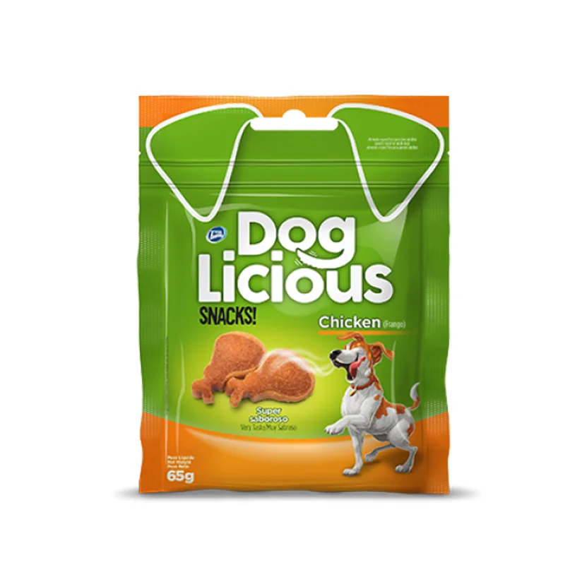 Petisco Snack Total Alimentos Dog Licious Chicken 65g