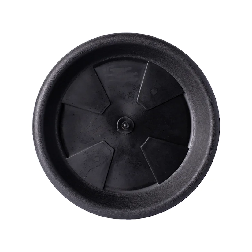 Prato Siena para Vaso de Plantas Preto L:14 x C:14 x A:2cm