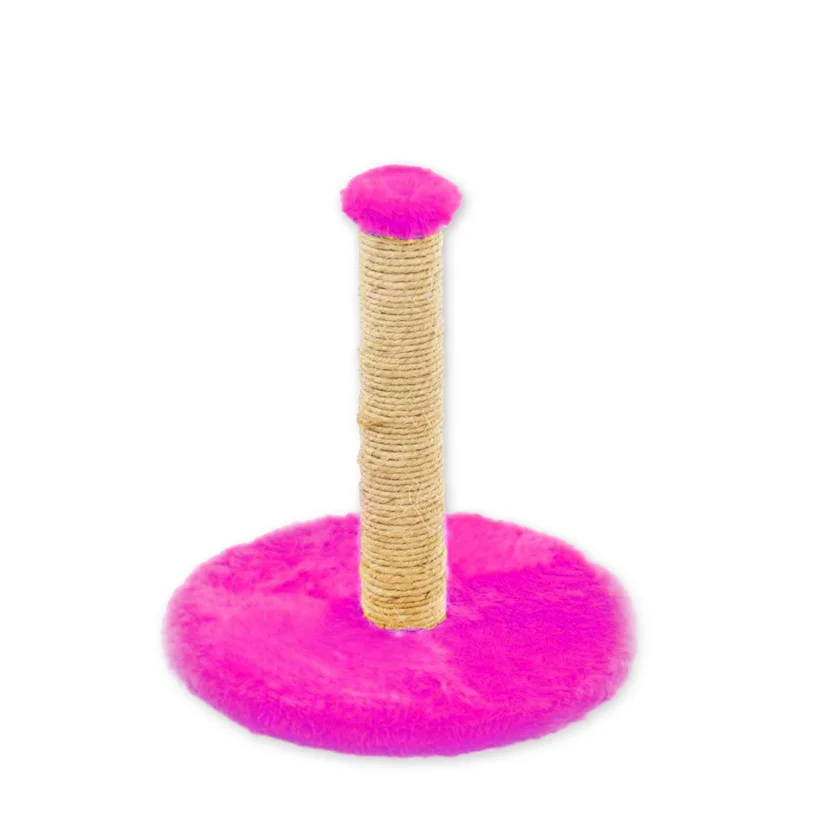 Arranhador Pet Lar Gatos Poste Grande Rosa