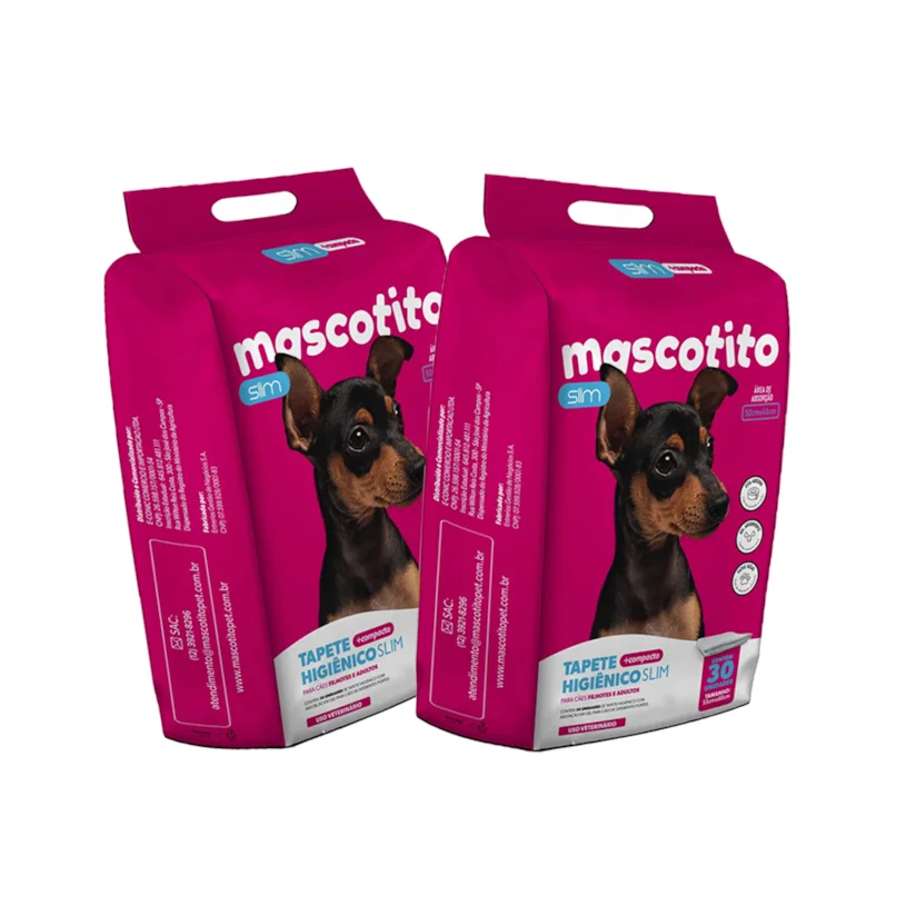 Tapete Higiênico Mascotito Slim 60x55 com 60 Unidades