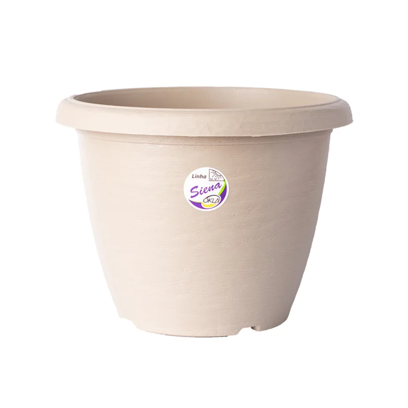 Vaso para Plantas Cinza Taupe 2,7L