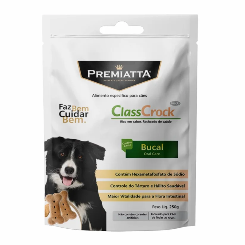 Biscoito Premiatta Cães Classicrock Bucal 250gr