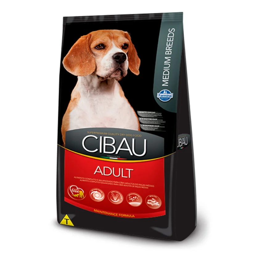 Ração Cibau Cães Adultos Medium 25kg
