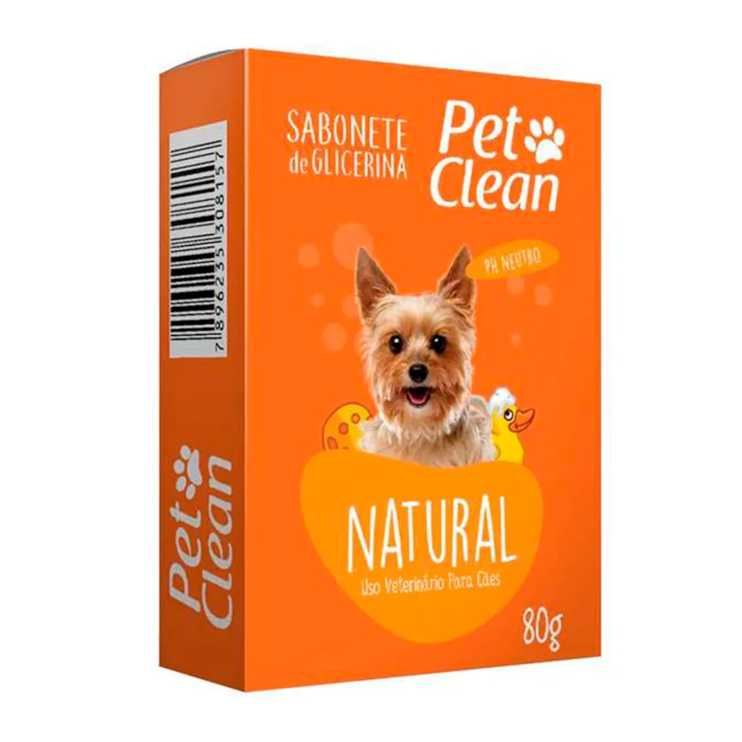 Sabonete Natural Pet Clean 80g