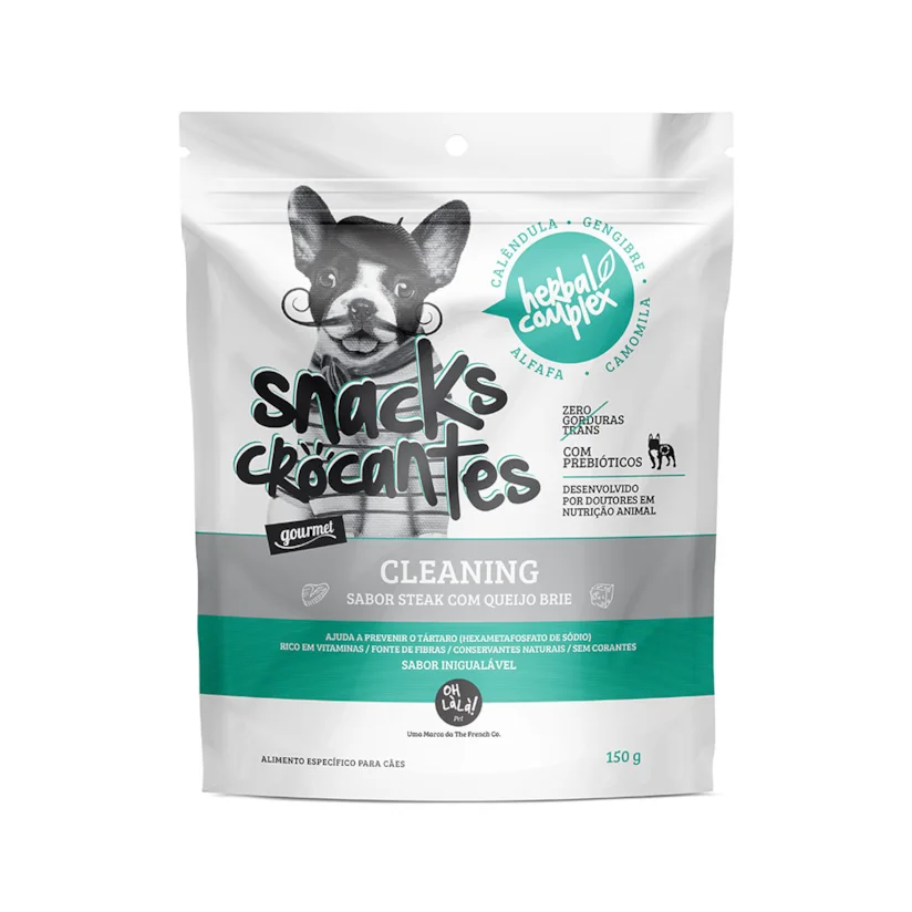 Petisco Oh LàLà Cães Crocantes Herbal Complex Cleaning 150g