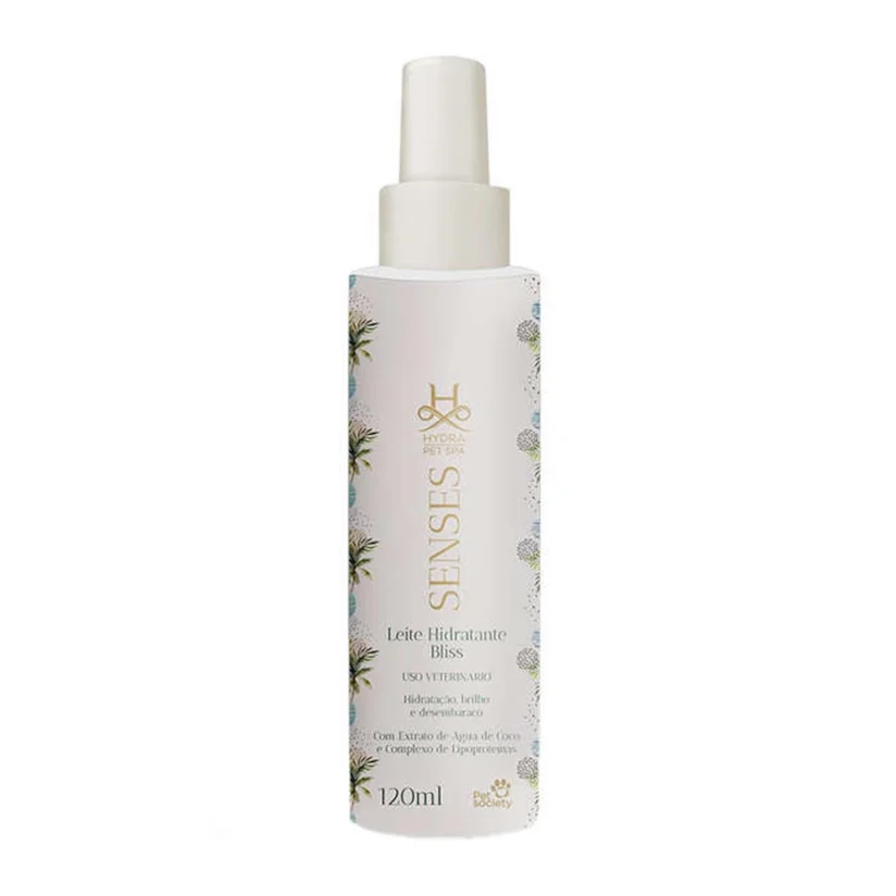 Hidratante Hydra Pet Spa Senses Leite Bliss Pet Society 120ml