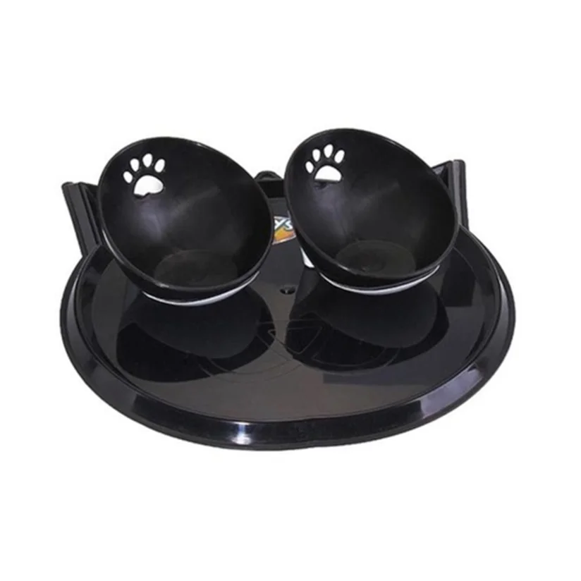 Kit Jogo Americano para Gatos Preto Truqys Pets