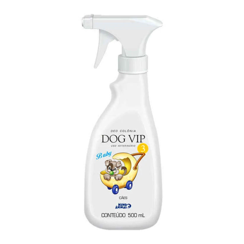 Deo Colônia Dog Vip 3 Baby Mundo Animal 500mL