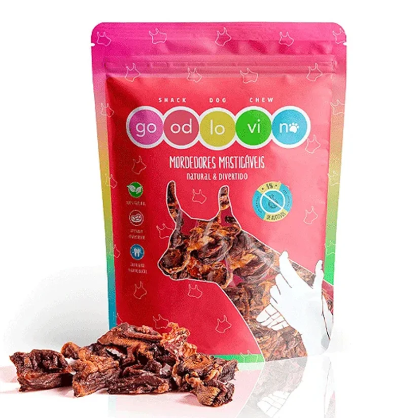 Petisco Para Cães Matraquinha Bovina Língua De Boi Good Lovin 1 Unidade