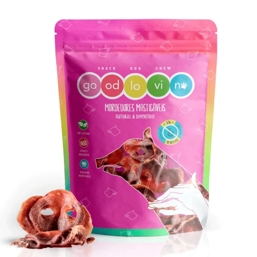 Petisco Para Cães Focinho Suíno Good Lovin Com 6 Unidades
